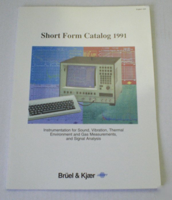 Bruel & kjaer short form catalog 1991
