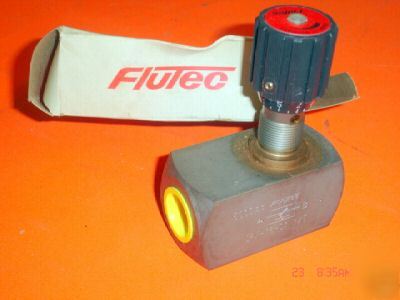 Flutec drv-16-01 flutec hydraulic flow valve; *A9