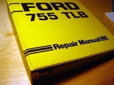 Ford 755 tractor loader backhoe service repair manual