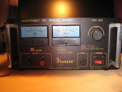 Samlex psa-305 five amp power supply great condition 