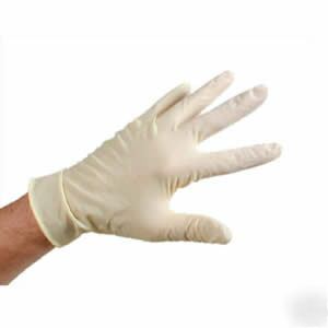 Large vinyl powdered disposable gloves - box of 100