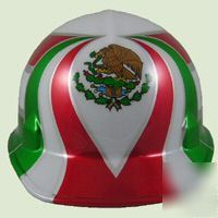 New headturners mexican flag hardhat 