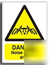 Noise hazard area sign-s. rigid-300X400MM(wa-116-rm)
