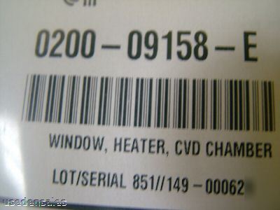 Cvd chamber window clear 0200-09158 8Â½