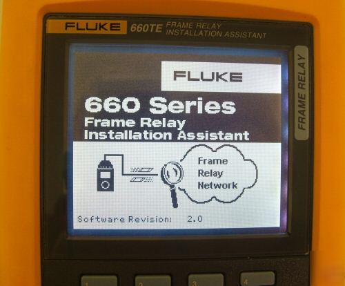 Fluke 660TE 660M-T1 T1 frame relay assisstant 660T