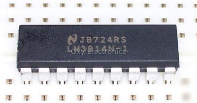 Two LM3914 led display driver w/ 20 segment bargraph