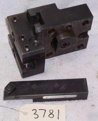 Tool block for cnc turning center with 1