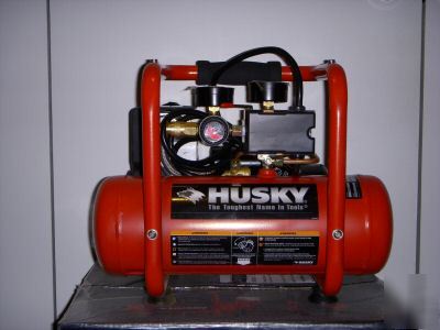 husky 2 nailer (nail gun) air compressor combo kit