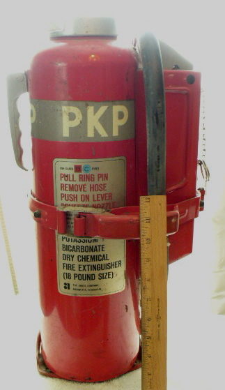 Ansul 18 pound b c CO2 fire extinguisher