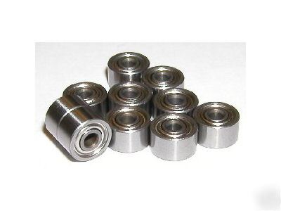 10 miniature ball bearings 3X9X5 mm 3X9 id= 3 mm od= 9
