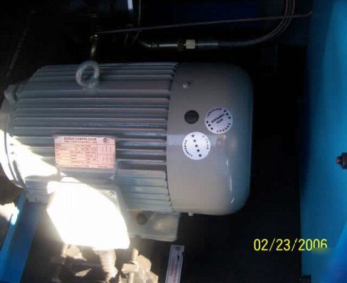 Eaton indus. 3-ph 10HP dual volt rotary air compressor