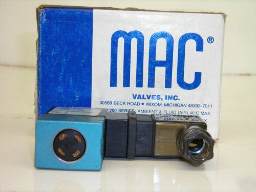 New mac valves solenoid model# pme-112JD pneumatic 