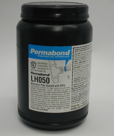 Permabond LH050 anaerobic pipe sealant w/ptfe 1 liter 