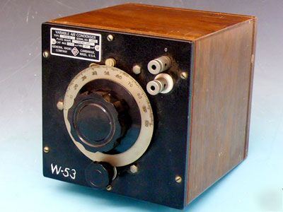 Variable air condenser general radio type 539-b