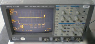 Lecroy 400MHZ dual oscilloscope 9310A 100MS/s 50KPTS/ch