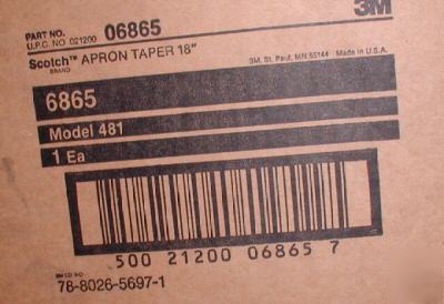 New scotch apron taper 3M-6865 18 inch 06865 * *