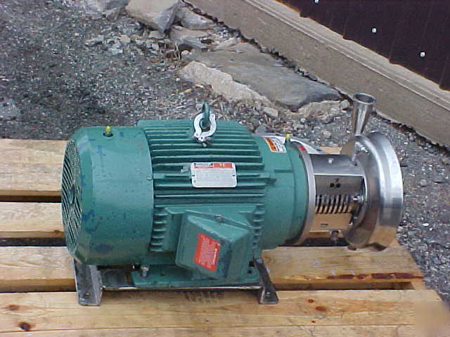 20 hp ladish tri-clover pump 2 1/2