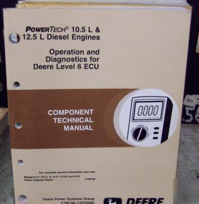 John deere 10.5L&12.5L diesel engine repair manuals