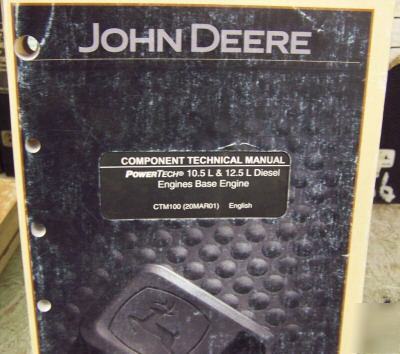 John deere 10.5L&12.5L diesel engine repair manuals