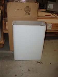 New large commercial ss wall mounted waste receptacle 