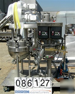 Used: lee industries double motion vacuum kettle, model