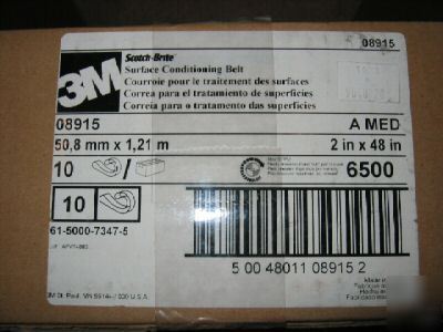 3M scotch brite surface conditioning belts box of 9 