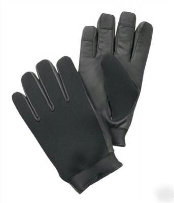 Black thinsulate neoprene cold weather gloves large