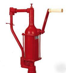 FR34 quart stroke hand pump w/ drain pan & shutoff
