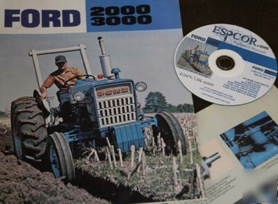 Ford 2000 & 3000 ebooks with bonus original document 