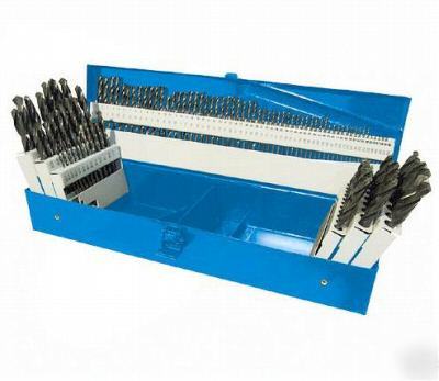 115 pce drill bit set - imperial, number, letter sizes 