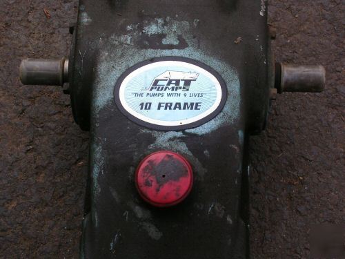 Cat pump high pressure washer water gallon 10 frame