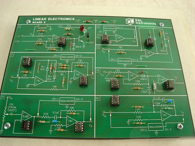 E&l instruments 325-1463 linear electronics board 3