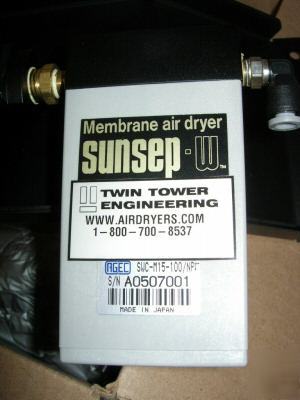 New in box norgren/sunsep-w filter assembly 9835 