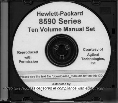 Agilent hp 8590 series programming guide manual +9 more