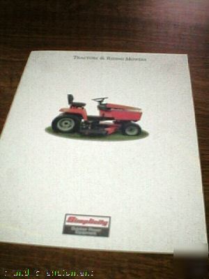 Nice simplicity tractors&riding mowers dealer book 