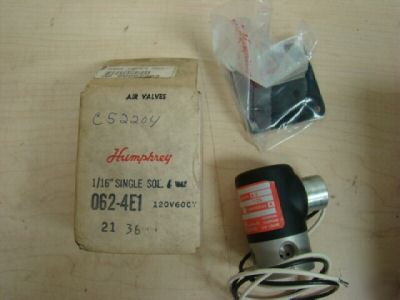 Humphrey 062-4E1-21-36 solenoid valve, 1/16
