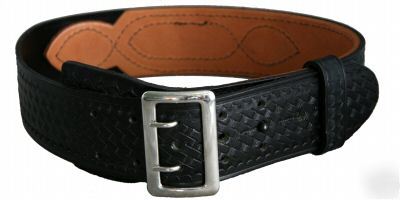 Hwc basketweave leather sam browne duty belt sz 48