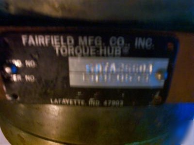 Fairfield torque hub w/hydraulic brake