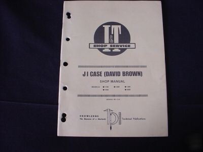 I&t case david brown shop manual 1190 1290 1390 1490 &