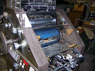 Abdick model 9840 offset printing press with powdar ii