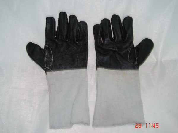 Construct building rubber leather gloves tool long #15