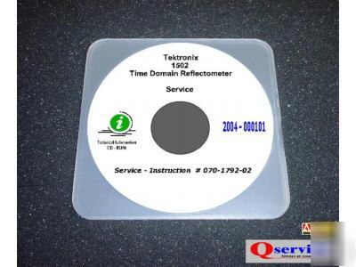 Tektronix 1502 tdr service manual + more