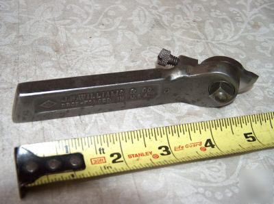 Williams threading cut-off lathe tool holder south bend