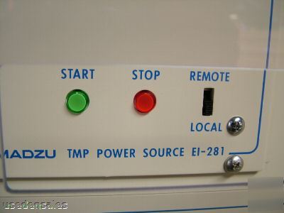 Hitachi m-308ATE utility box shimadzu tmp power sources