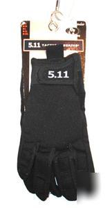 Nwt tactical police leather-palm duty gloves black,sz s