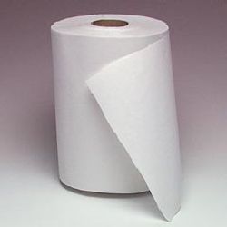 White paper nonperforated roll towels-win 1290