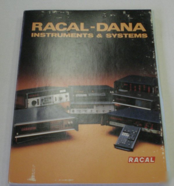 Racal-dana instruments and systems catalog 1981 $5 ship