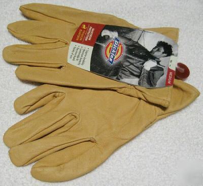 New ~~brand ~~ dickies coatskin leather work gloves sz m