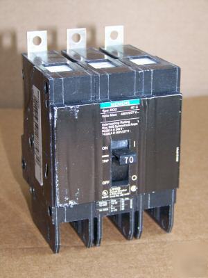 New siemens BQD370 3POLE 70AMP 480V circuit breaker 