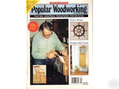 Popular woodworking plans magazine may 1991